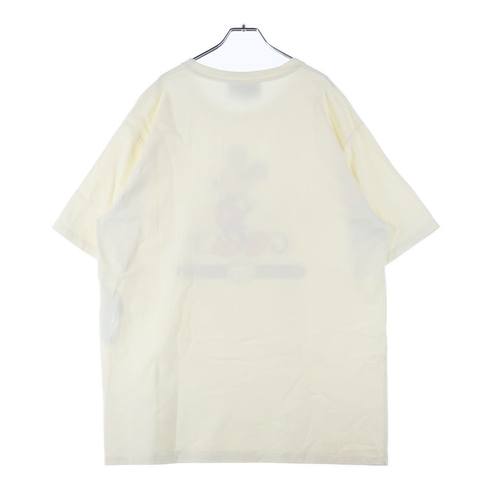 GUCCI(グッチ) 20SS ×Disney Mickey Print Tee ×ディズニー プリント クルーネック半袖Tシャツカットソー 565806 XJB66 アイボリー