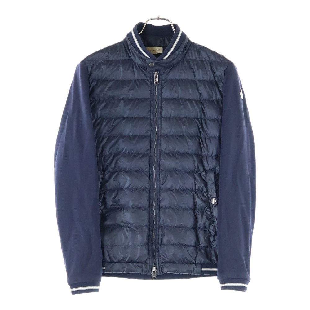 MONCLER(モンクレール) Maglia Cardigan マグリアカーディガン スウェット切り替えダウンジャケット B10918400900 80945 ネイビー