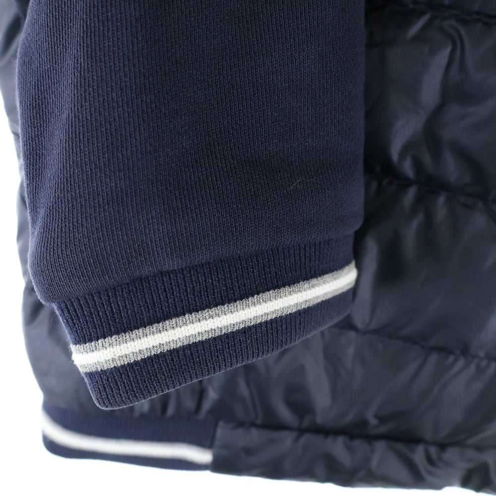 MONCLER(モンクレール) Maglia Cardigan マグリアカーディガン スウェット切り替えダウンジャケット B10918400900 80945 ネイビー