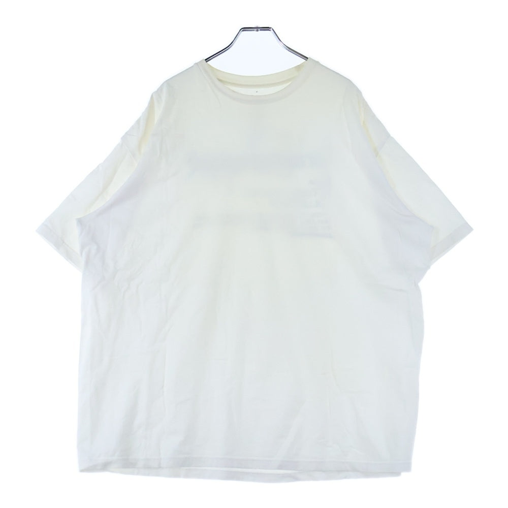 Graphpaper(グラフペーパー) × L'echoppe × レショップ バックプリントクルーネックTシャツ 半袖Tシャツ ホワイト