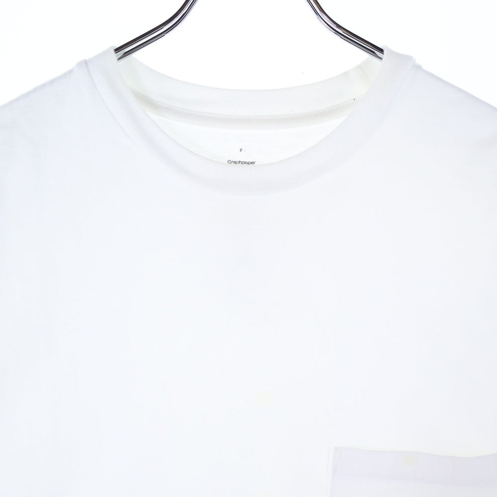 Graphpaper(グラフペーパー) Crew Neck Tee クルーネックティー 半袖Tシャツ ホワイト