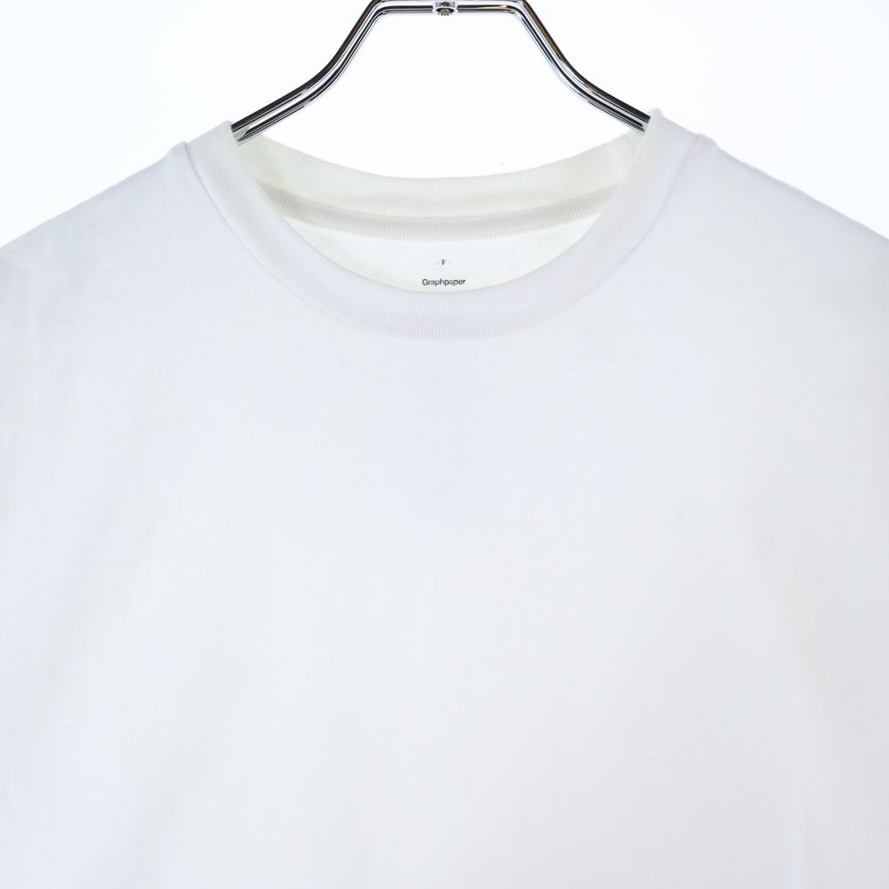 Graphpaper(グラフペーパー) Crew Neck Tee クルーネックティー 半袖Tシャツ ホワイト
