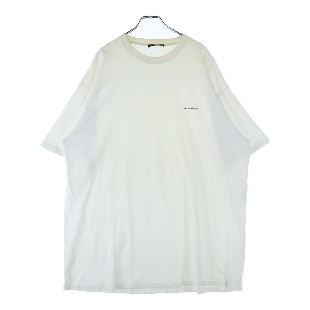 BALENCIAGA(バレンシアガ) 18AW コピーライトロゴ 半袖Tシャツ 508203 TBV43 ホワイト