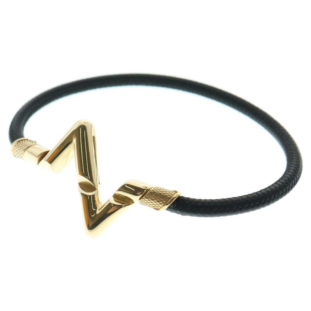 LOUIS VUITTON(ルイヴィトン) K18YG LVヴォルト アップサイドダウンGM Q05413 ブラック
