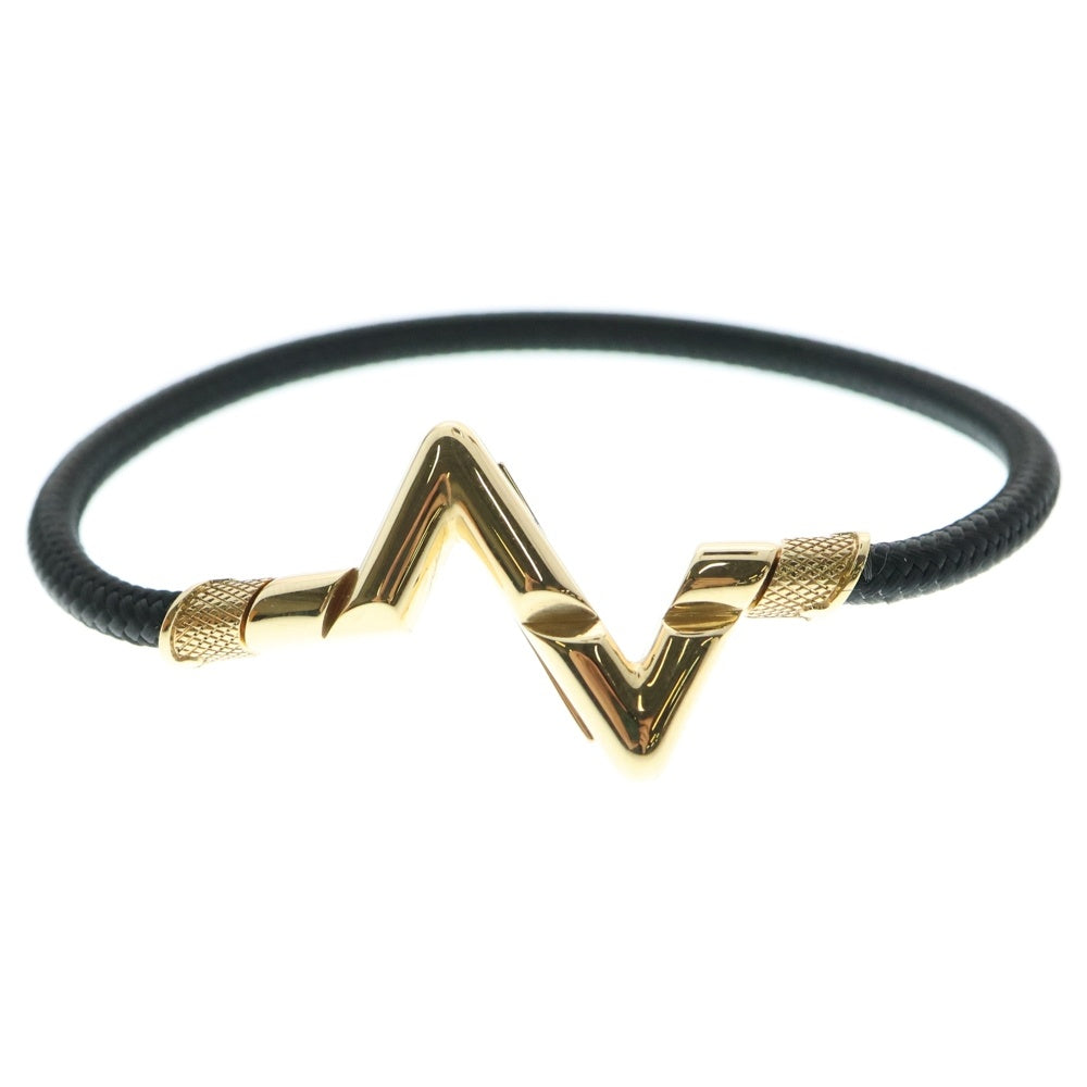 LOUIS VUITTON(ルイヴィトン) K18YG LVヴォルト アップサイドダウンGM Q05413 ブラック