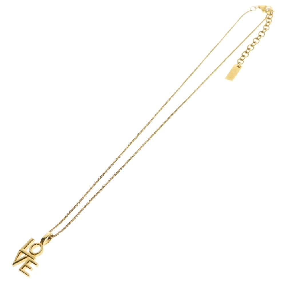 SAINT LAURENT PARIS(サンローランパリ) LOVE NECKLESS ラブネックレス ペンダント ゴールド 669087Y1500