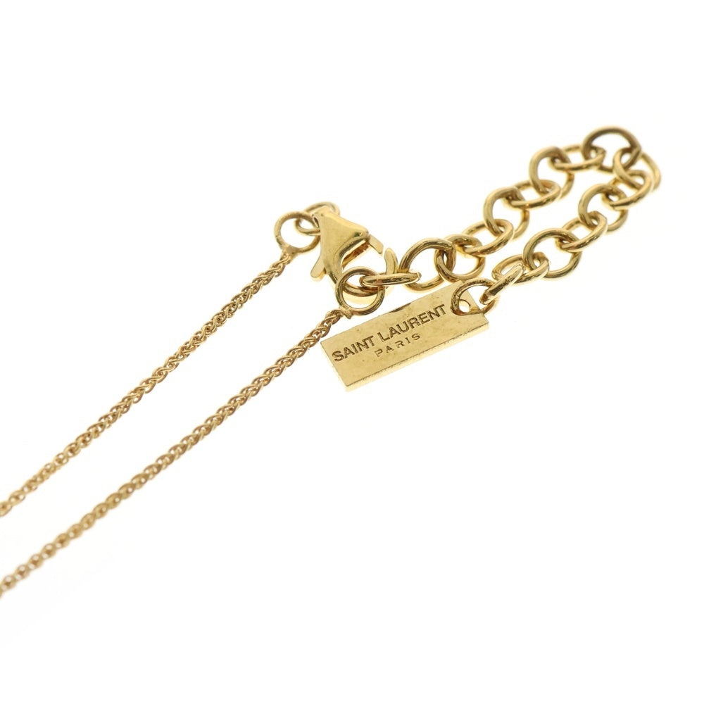 SAINT LAURENT PARIS(サンローランパリ) LOVE NECKLESS ラブネックレス ペンダント ゴールド 669087Y1500