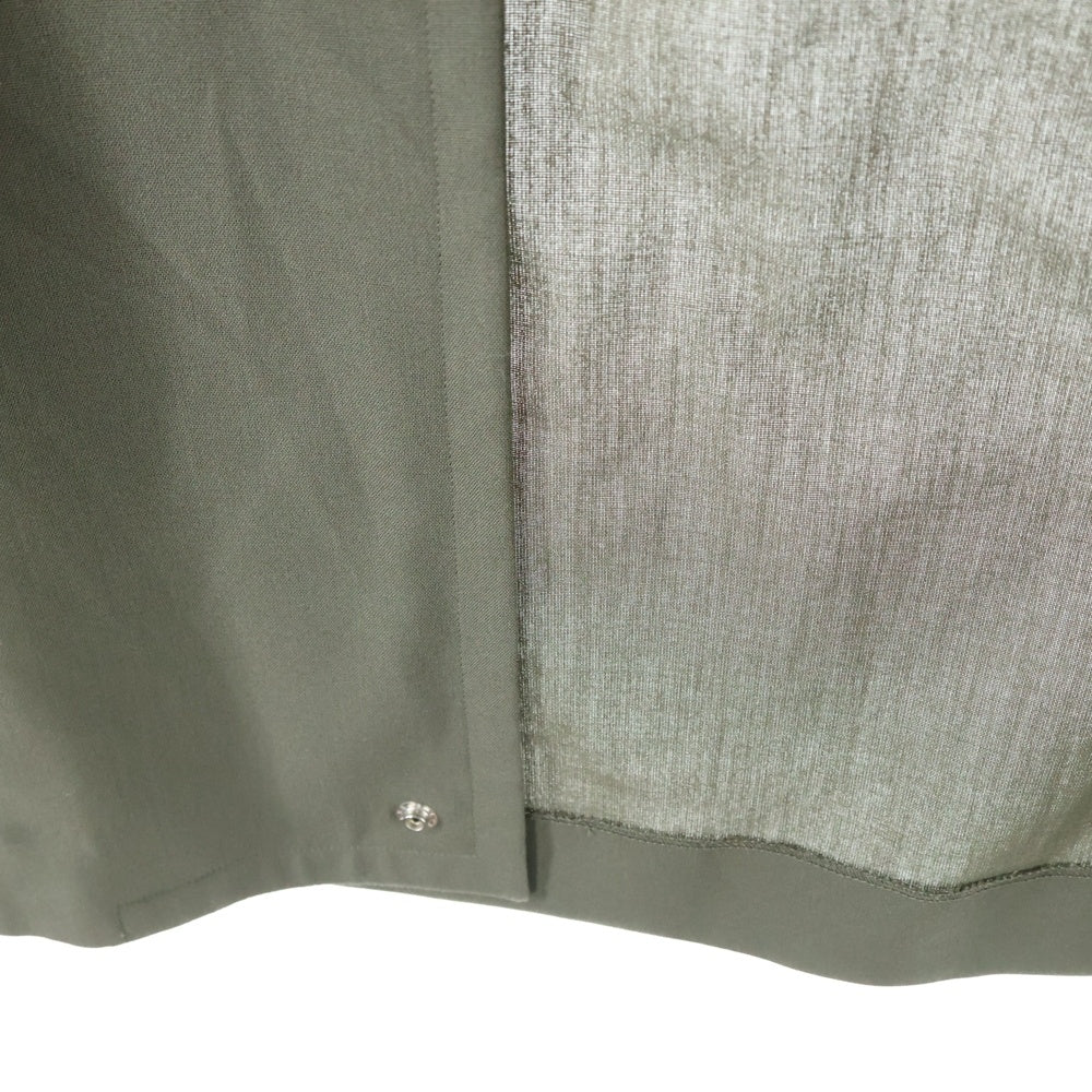Sacai(サカイ) Bal Collar Coat バルカラーコート ロングコート カーキ 21-02549M