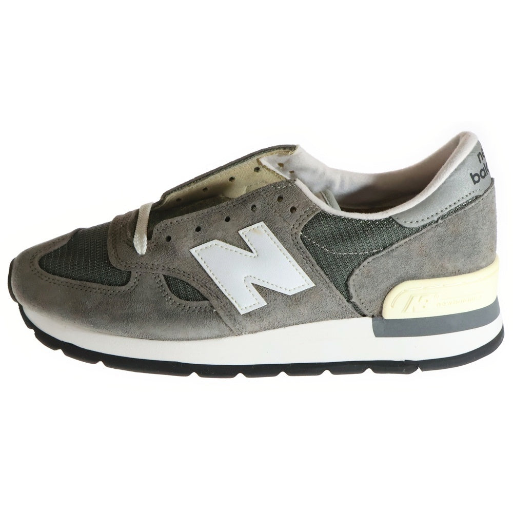 New Balance(ニューバランス) M990GRY スウェード ローカットスニーカー グレー US8.5/26.5cm