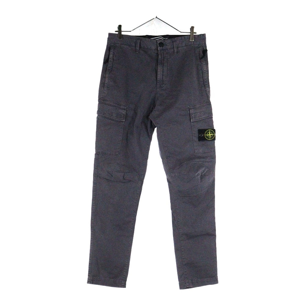 STONE ISLAND(ストーンアイランド) RE-T Cargo Pants ロゴワッペン カーゴパンツ グレー 741530504