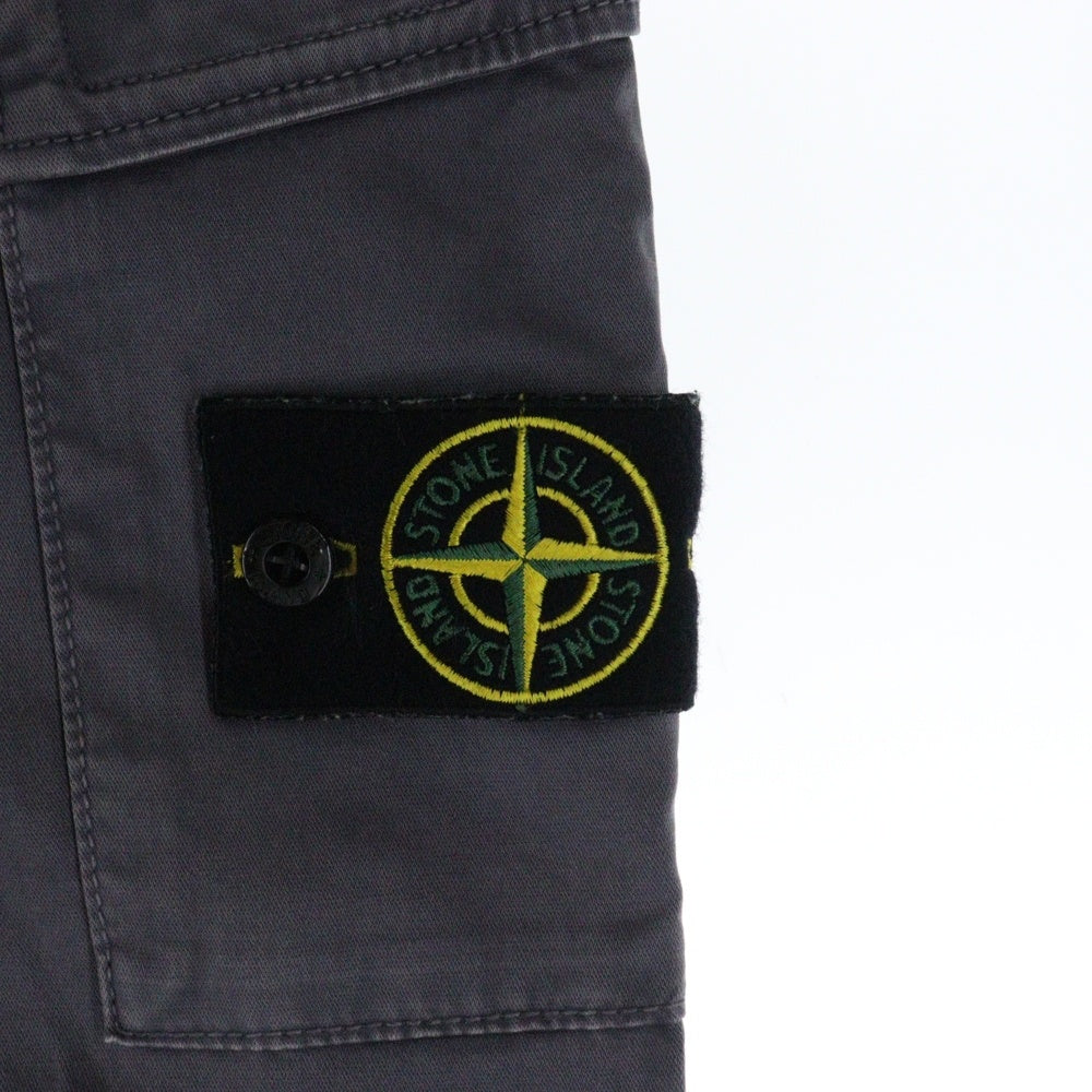 STONE ISLAND(ストーンアイランド) RE-T Cargo Pants ロゴワッペン カーゴパンツ グレー 741530504