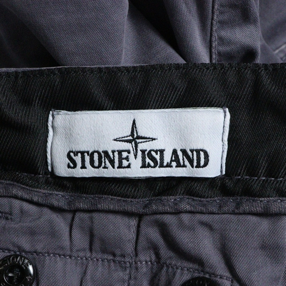 STONE ISLAND(ストーンアイランド) RE-T Cargo Pants ロゴワッペン カーゴパンツ グレー 741530504