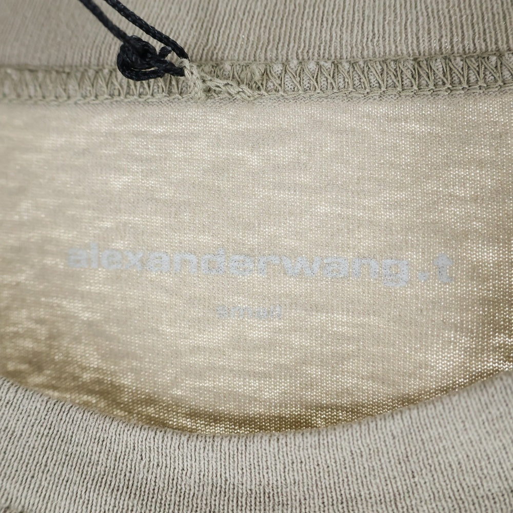 ALEXANDER WANG(アレキサンダーワン) L/S T-Shirt 長袖Tシャツ ロンT ベージュ 4CC3211254