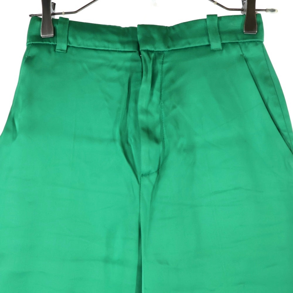 GUCCI(グッチ) 17SS Satin Slacks サテンスラックスパンツ グリーン 470921 ZHA45