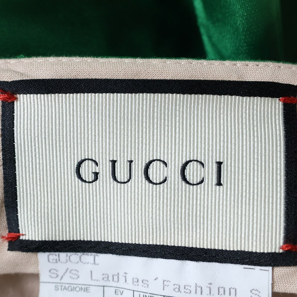GUCCI(グッチ) 17SS Satin Slacks サテンスラックスパンツ グリーン 470921 ZHA45