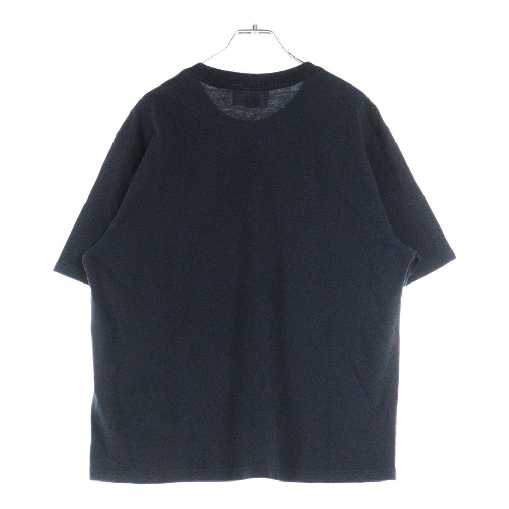 AMI Alexandre Mattiussi(アミアレクサンドルマテュッシ) T-Shirt ハートロゴ刺繍 半袖Tシャツ ブラック UTS002.726