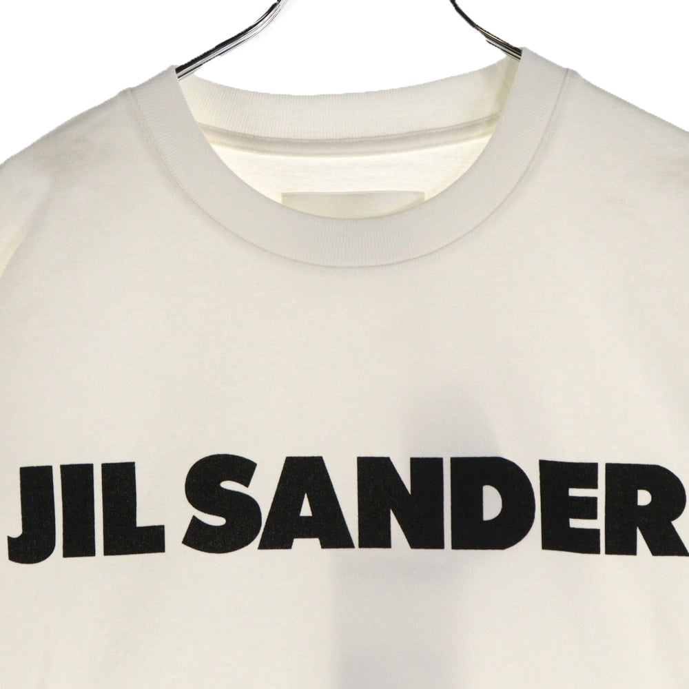JIL SANDER(ジルサンダー) Logo T-Shirt オーバーサイズ半袖Tシャツ ホワイト J21GC0001 J45148
