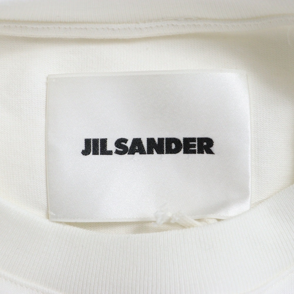 JIL SANDER(ジルサンダー) Logo T-Shirt オーバーサイズ半袖Tシャツ ホワイト J21GC0001 J45148