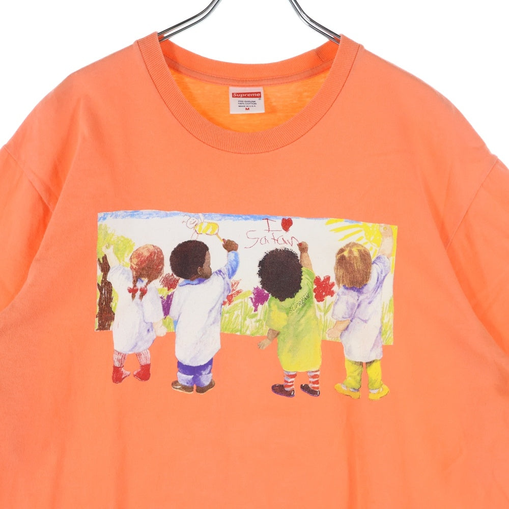 SUPREME(シュプリーム) 19SS Kids Tee キッズプリント 半袖Tシャツ オレンジ