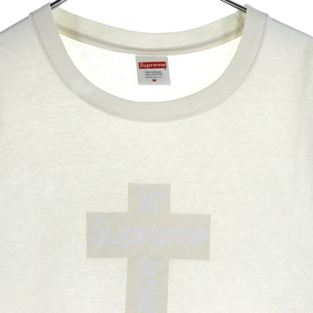 SUPREME(シュプリーム) 20SS Cross Box Logo Tee クロスボックスロゴ 半袖Tシャツ アイボリー