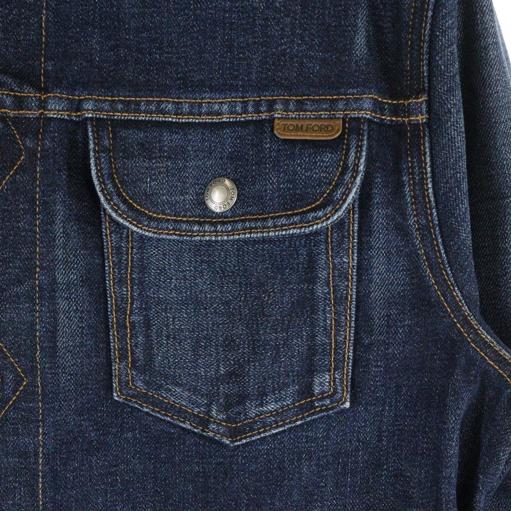 TOM FORD(トムフォード) 20AW ICON DENIM ステッチデザイン アイコン デニムジャケット インディゴ BUJ18 TFD116