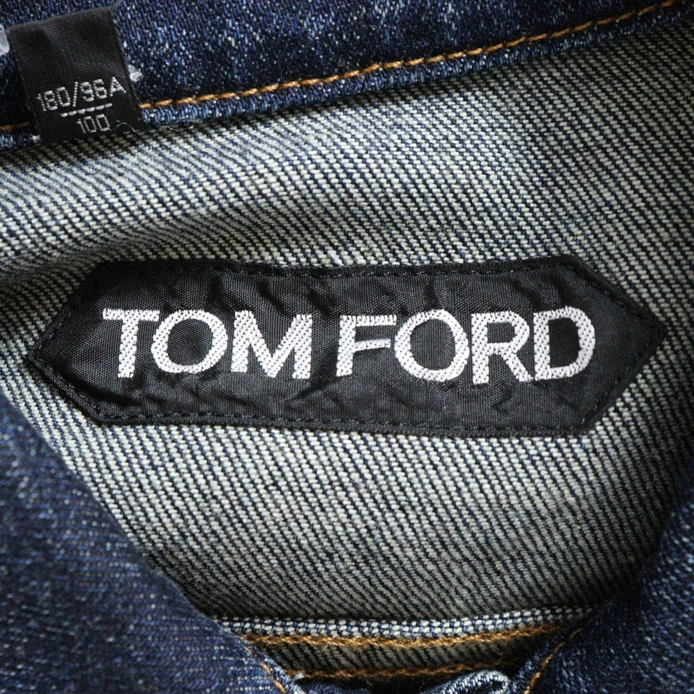 TOM FORD(トムフォード) 20AW ICON DENIM ステッチデザイン アイコン デニムジャケット インディゴ BUJ18 TFD116