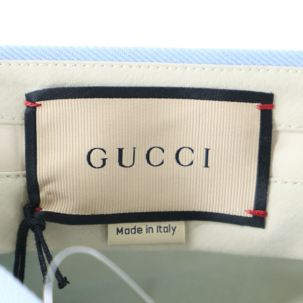 GUCCI(グッチ) WOOL SLACKS ウール スラックス パンツ ブルー 769504 ZAN2V