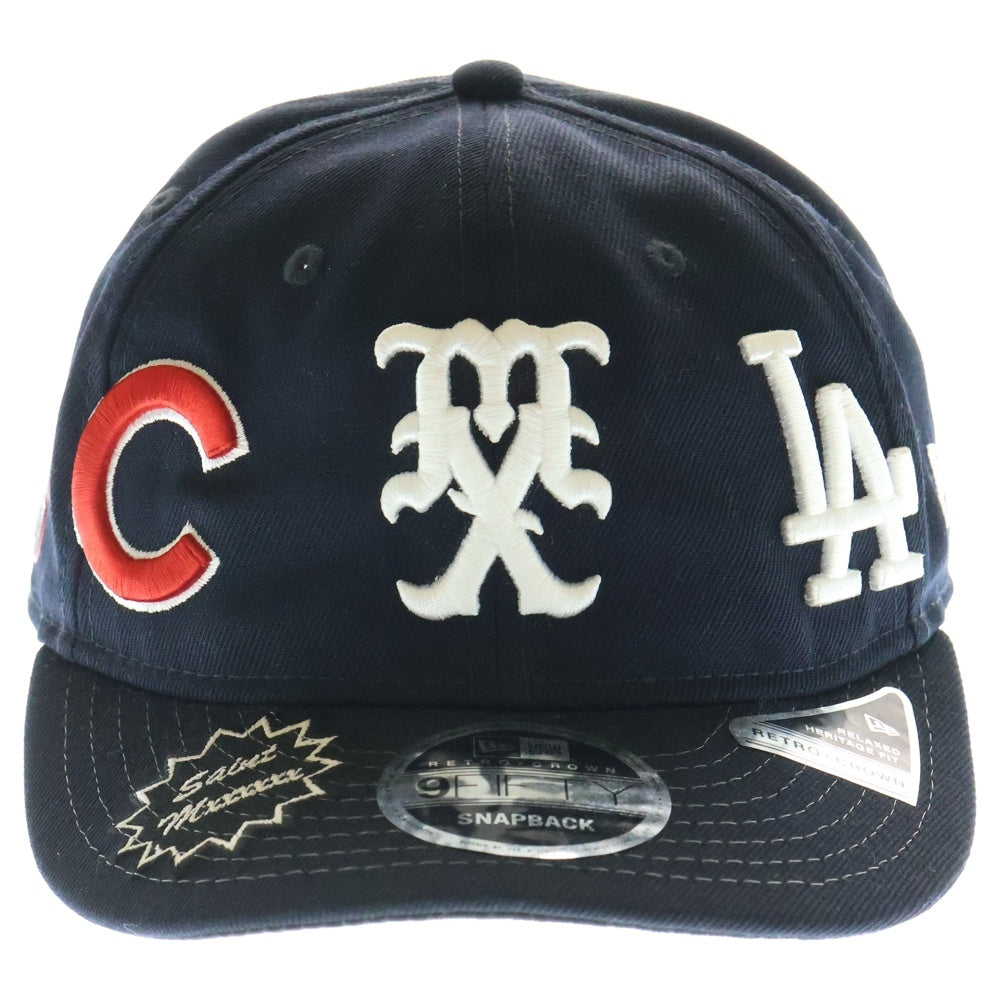 SAINT MICHAEL(セントマイケル) ×NEW ERA MLB TOKYO SERIES ニューエラ MLB東京シリーズ キャップ 帽子 ネイビー
