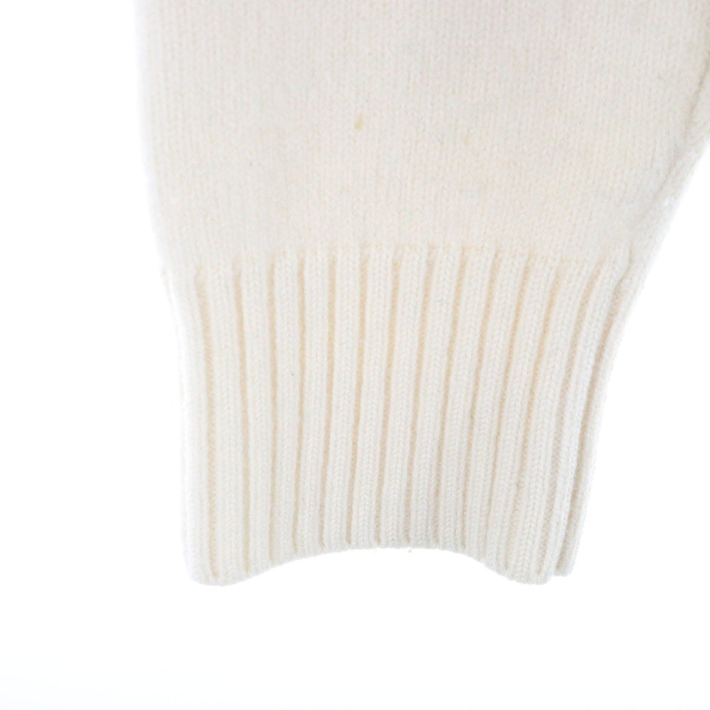 AMI Alexandre Mattiussi(アミアレクサンドルマテュッシ) Ami De Coeur Crew Neck Sweater アミ ドゥ クール ロゴ刺繍クルーネックニットセーター UKS002.018 ホワイト