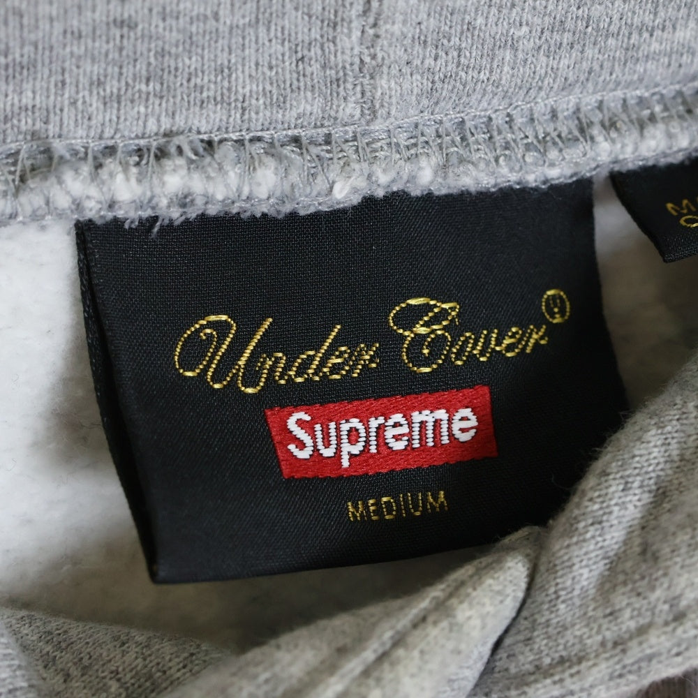 SUPREME(シュプリーム) 23SS ×UNDERCOVER Anti You Hooded Sweatshirts アンダーカバー スウェットプルオーバーパーカー グレー