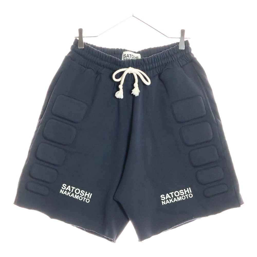 SATOSHI NAKAMOTO(サトシナカモト) MESH MOTO SHORTS スウェットショーツ ハーフパンツ ブラック