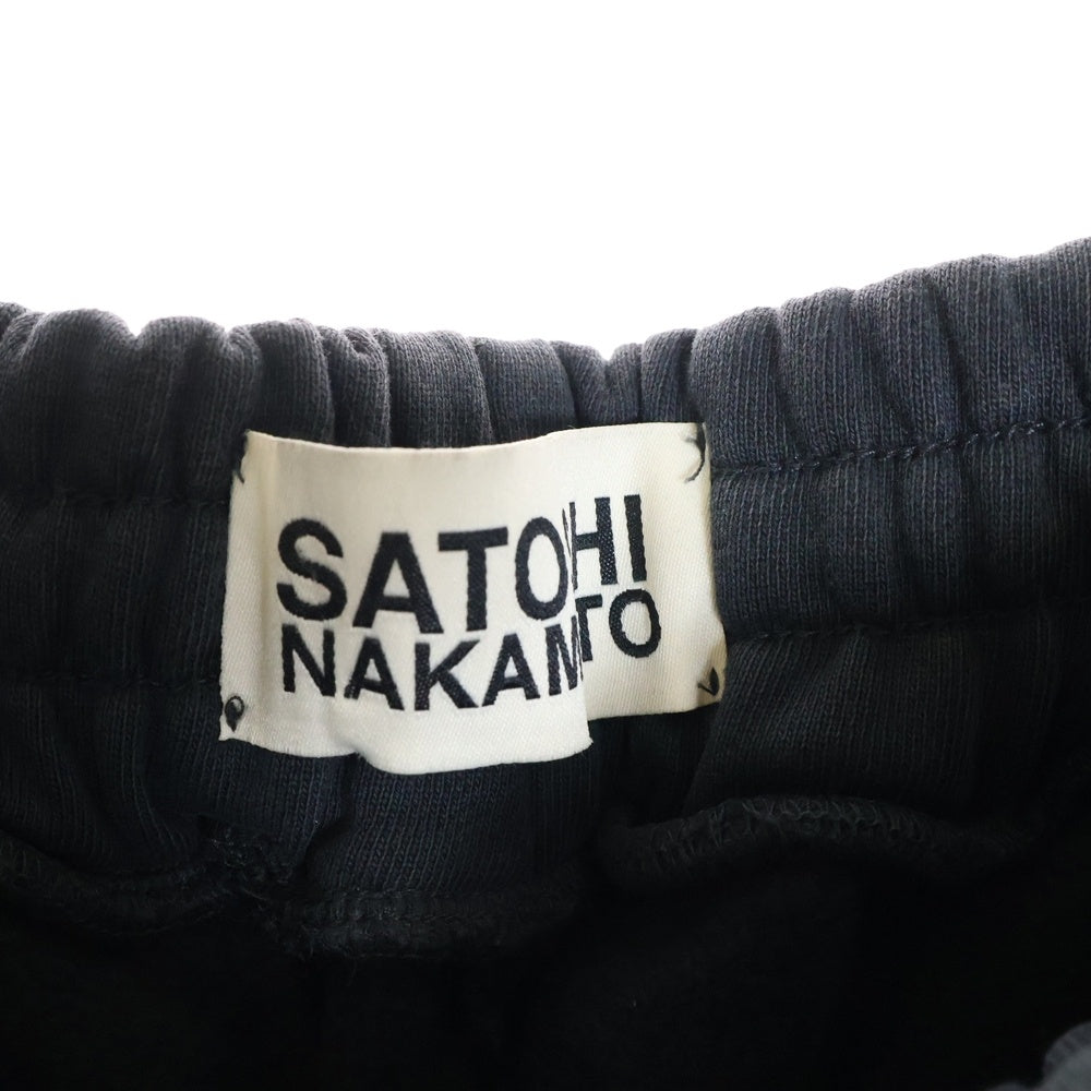 SATOSHI NAKAMOTO(サトシナカモト) MESH MOTO SHORTS スウェットショーツ ハーフパンツ ブラック