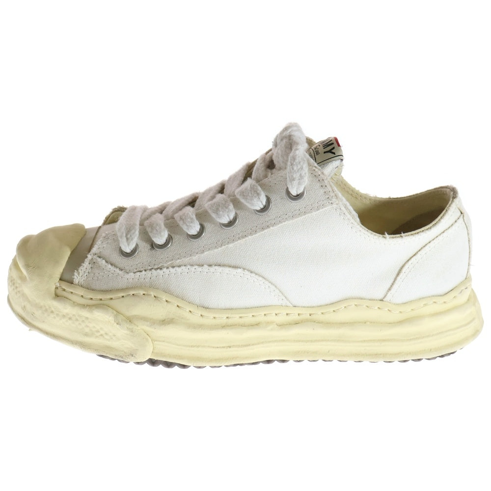 MAISON MIHARAYASUHIRO(メゾンミハラヤスヒロ) HANK Vintage Sole Canvas ハンク ヴィンテージソール ローカットスニーカー ホワイト A09FW734