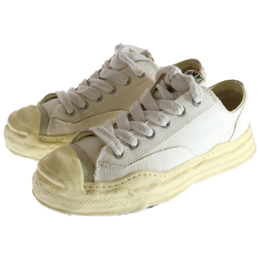 MAISON MIHARAYASUHIRO(メゾンミハラヤスヒロ) HANK Vintage Sole Canvas ハンク ヴィンテージソール ローカットスニーカー ホワイト A09FW734