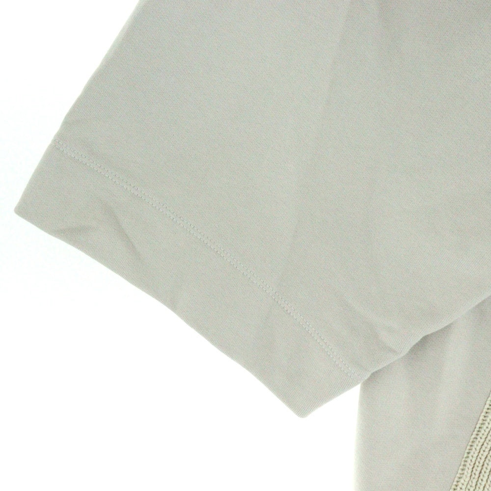 DRIES VAN NOTEN(ドリスヴァンノッテン) 18SS Sweat T-Shirt ニット切替 スウェット半袖Tシャツ アイボリー
