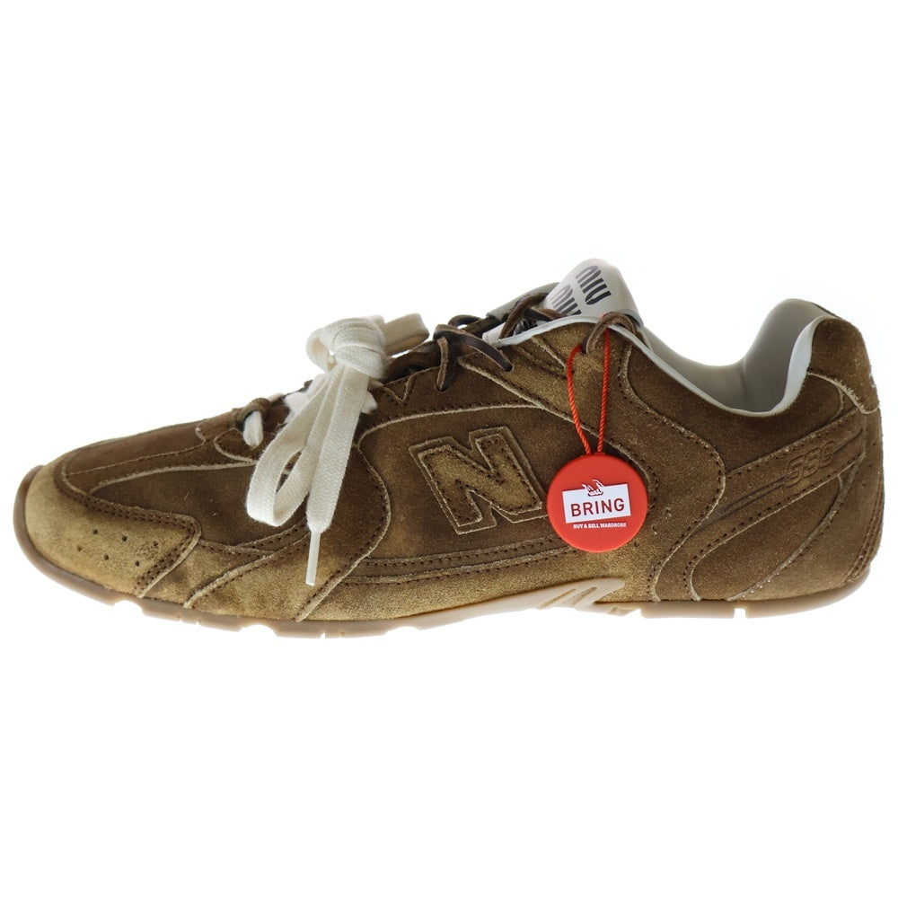 New Balance(ニューバランス) ×miumiu 530 SL ミュウミュウ スウェードローカットスニーカー ブラウン 5E165E