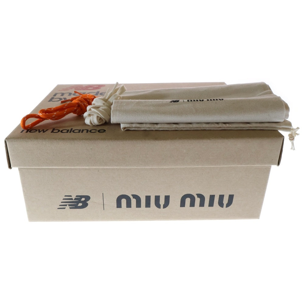 New Balance(ニューバランス) ×miumiu 530 SL ミュウミュウ スウェードローカットスニーカー ブラウン 5E165E
