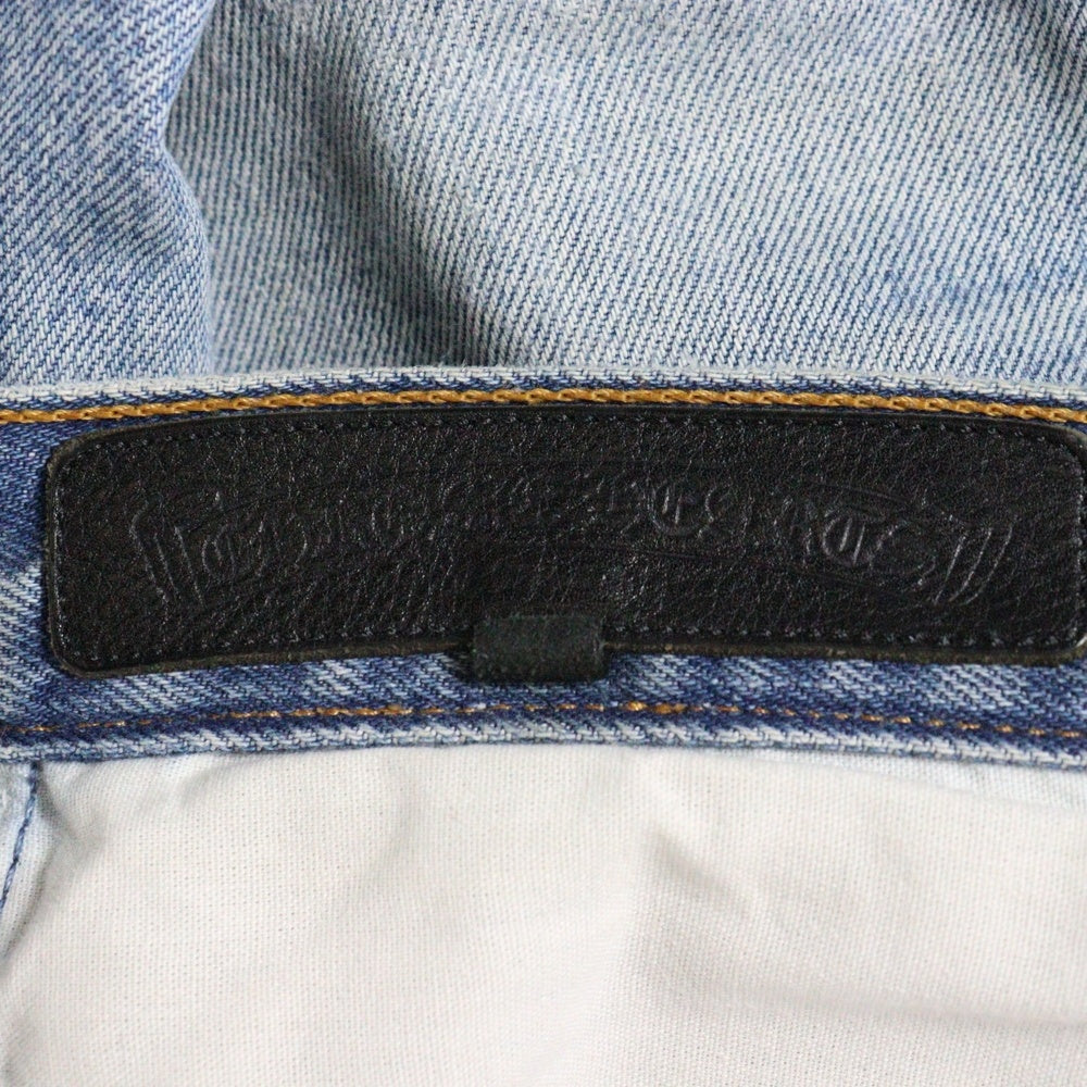 CHROME HEARTS(クロムハーツ) LEVI'S U VNTG JEAN BLU/RED TAB リーバイス 501 クロスパッチ付きボタンフライデニムパンツ ブルー