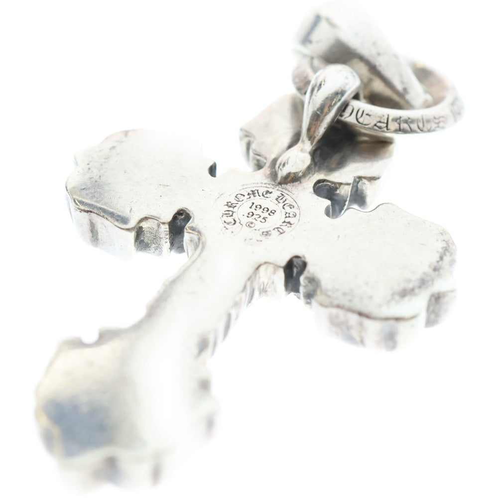 CHROME HEARTS(クロムハーツ) FILIG CROSS-XSM W BALE フィリグリークロスXSベイル wベイル ネックレストップ シルバー BCA262