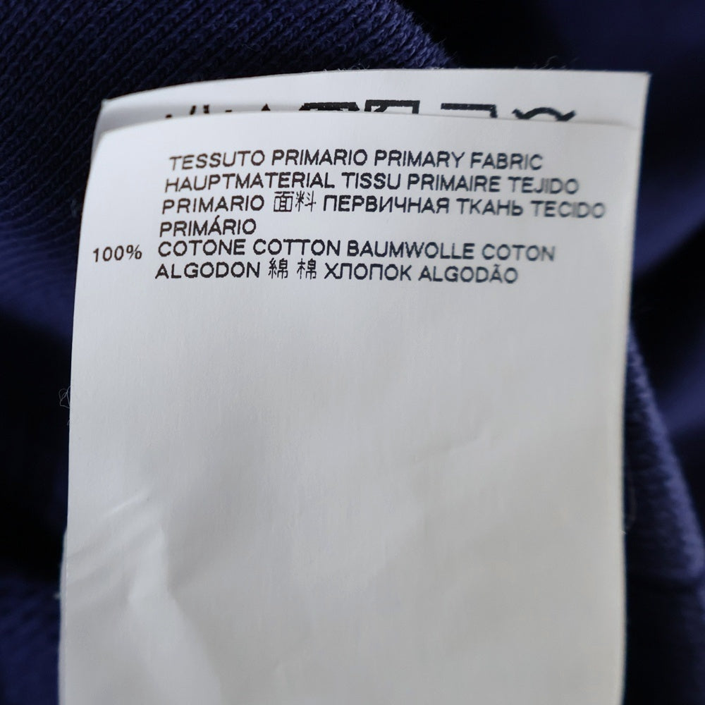 Maison Margiela 14(メゾンマルジェラ) 20SS Stereotype Hoodie ステレオタイプ プルオーバースウェットパーカー フーディー ネイビー S50GU0132 S25443