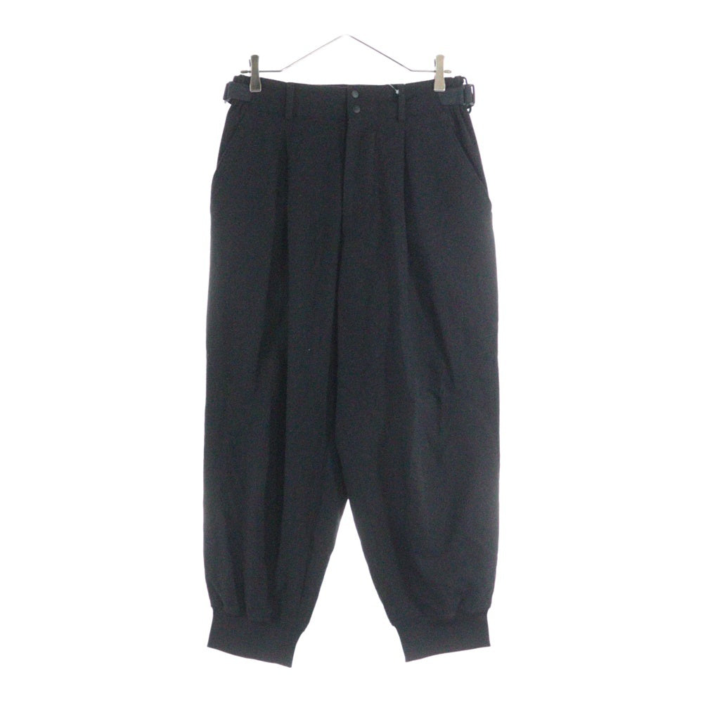 Y-3(ワイスリー) CLASSIC WOOL FLANNEL CUFF PANTS ウールタックパンツ ブラック HB3428