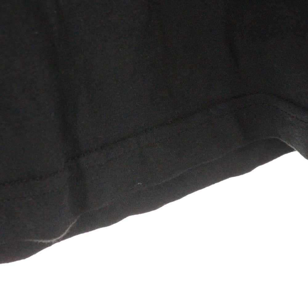CHROME HEARTS(クロムハーツ) CH L/S T-SHIRT フローラル バックホースシュープリント長袖Tシャツ ロンT ブラック