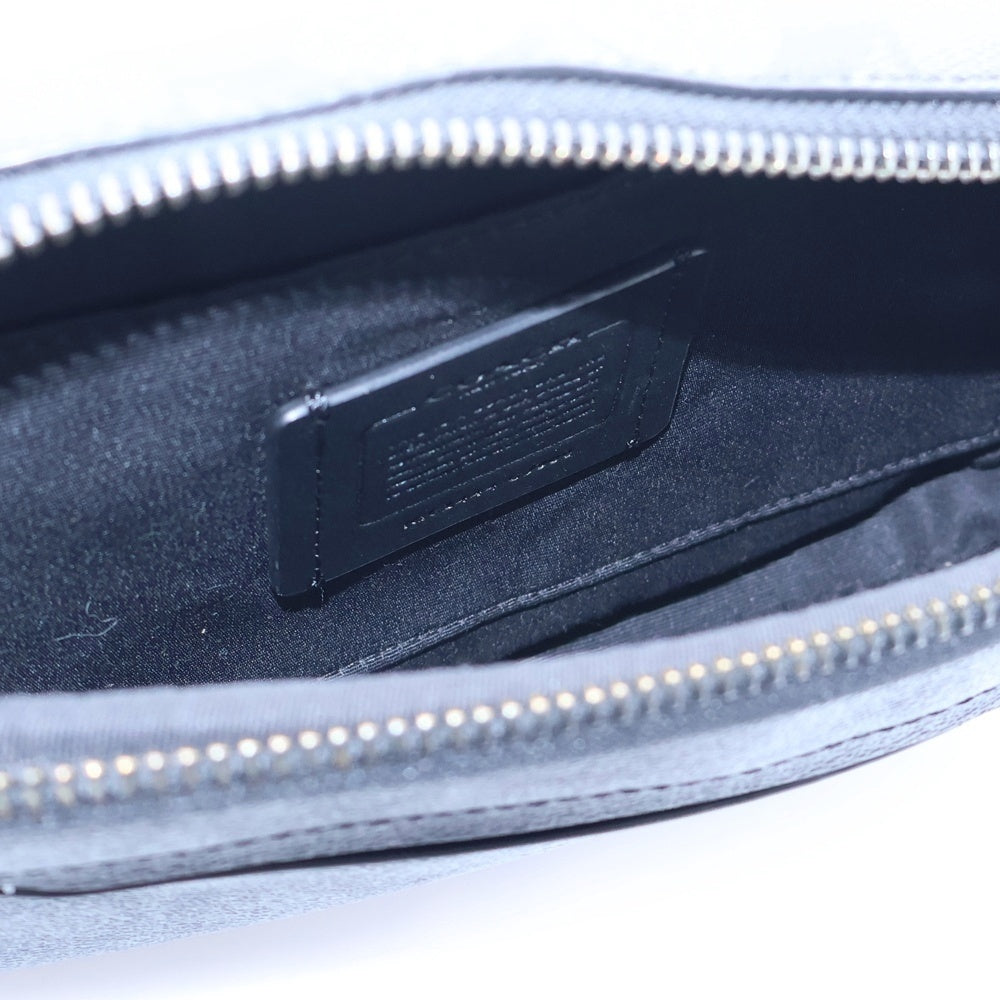 COACH(コーチ) エリアス シグネチャーキャンバス ベルトバッグ ウエストバッグ ブラック CZ400QBMI5
