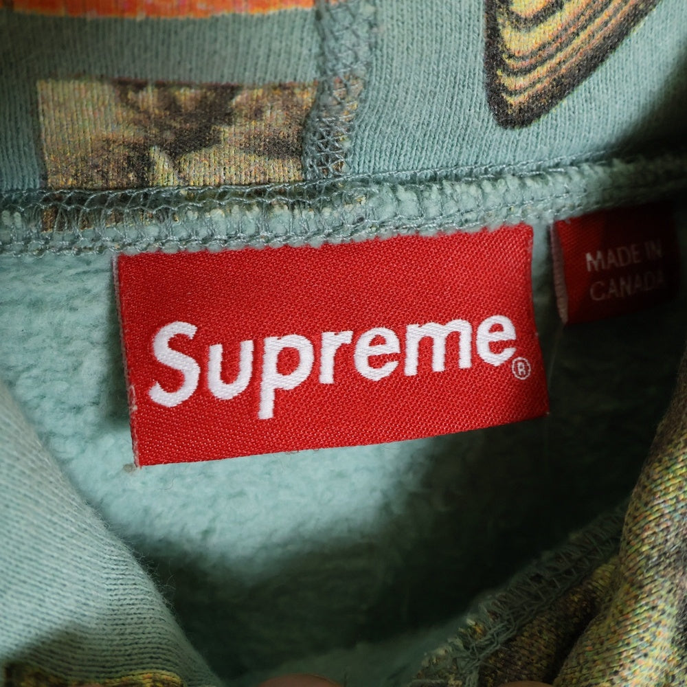 SUPREME(シュプリーム) 17SS Thrills Hooded Sweatshirt スリルス プルオーバースウェットパーカー フーディー ブルー