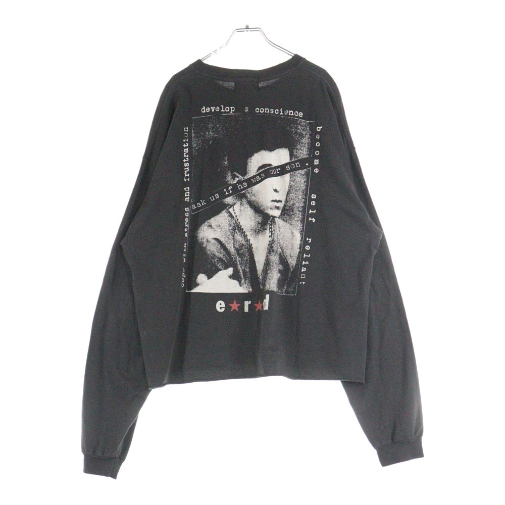 ENFANTS RICHES DEPRIMES(アンファンリッチデプリメ) TEEN JUST WANTED LOVE LS T-SHIRT ティーン ジャスト ウォンテッド ラブ 長袖Tシャツ カットソー ブラック