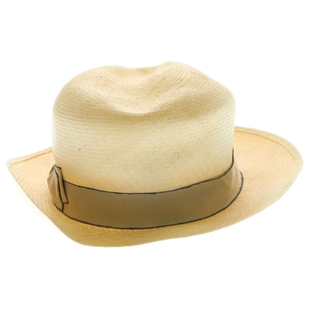 Borsalino(ボルサリーノ) ストローハット 麦わら帽子 ベージュ