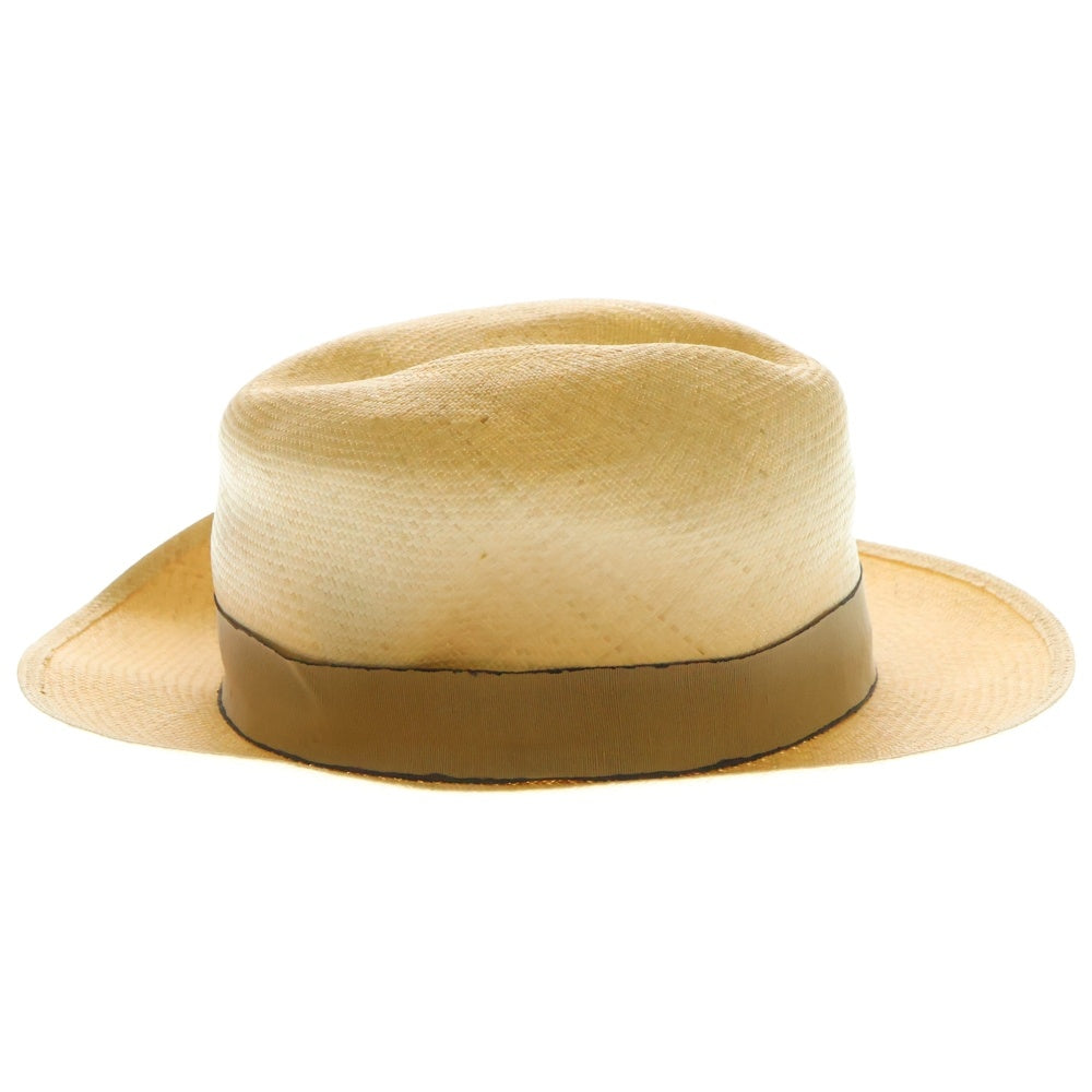 Borsalino(ボルサリーノ) ストローハット 麦わら帽子 ベージュ