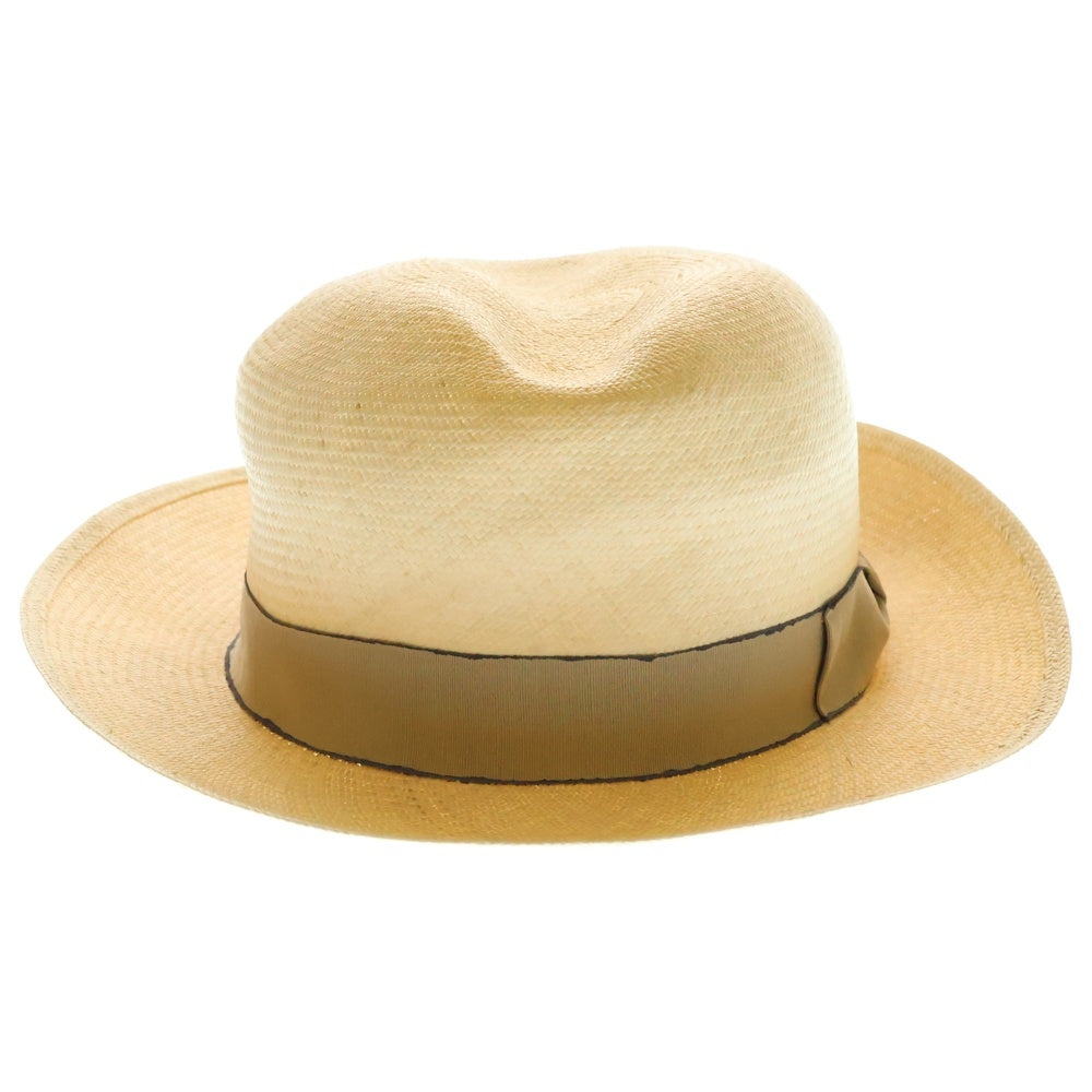 Borsalino(ボルサリーノ) ストローハット 麦わら帽子 ベージュ