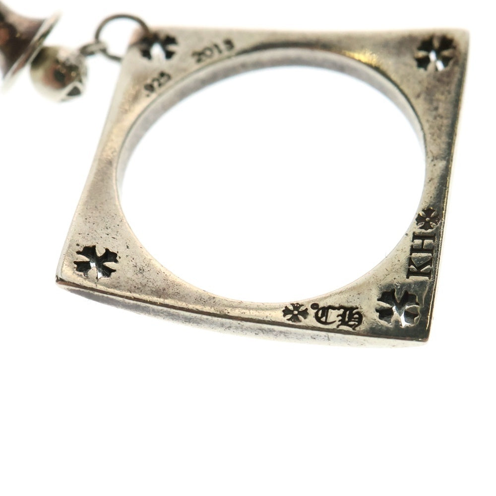 CHROME HEARTS(クロムハーツ) CH KH SQUARE CIRCLE スクエアサークル ピアス シルバー