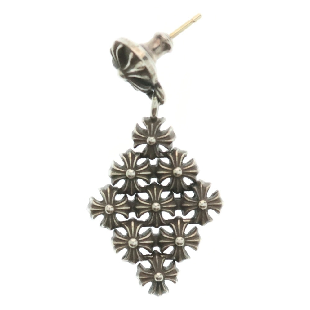 CHROME HEARTS(クロムハーツ) DRP CHN MAIL PLS ドロップ チェーンメイルプラス ピアス シルバー